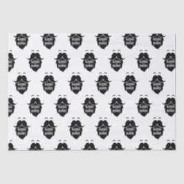 Gezegeld en gebogen tissuepapier