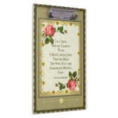 Gezegeld hartklembord met Rozen Klembord (Rechts)