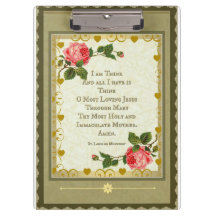 Gezegeld hartklembord met Rozen