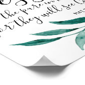 Gezegeld is de Zuiver in de Druk van de Manuscript Poster (Hoek)