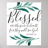 Gezegeld is de Zuiver in de Druk van de Manuscript Poster (Voorkant)