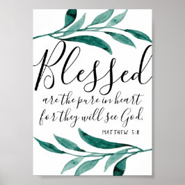 Gezegeld is de Zuiver in de Druk van de Manuscript Poster