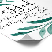 Gezegeld is de Zuiver in de Druk van de Manuscript Poster (Hoek)