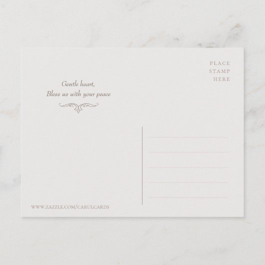 Gezegeld maagdelijk portret Scipione Pulzone CC071 Briefkaart (Achterkant)