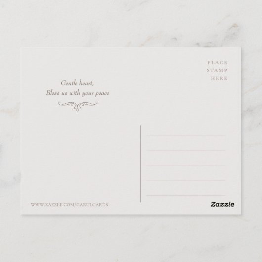 Gezegeld maagdelijk portret Scipione Pulzone CC071 Briefkaart (Achterkant)