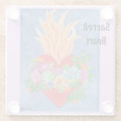 Gezegeld Onderzetter van kunstglas Kleurrijk Oorsp Glazen Onderzetter (Achterkant)