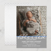 Gezegelde Baby roze hartfoto geboorte (Voorkant / Achterkant)