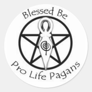 Gezegelde BE P.L.P. ronde sticker