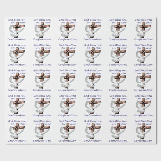 Gezegelde bevestiging cadeaupapier (Vlak)