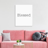 Gezegelde citaten Inspirerend Faith Quote Canvas Afdruk (Insitu (Woonkamer))