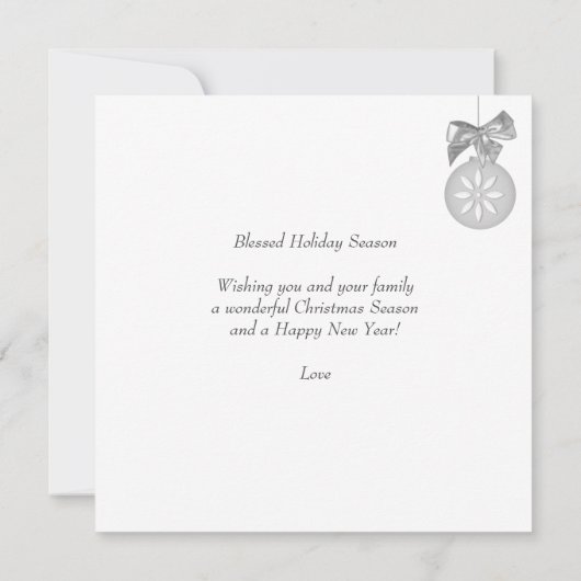 Gezegelde feestdag Aangepaste foto op blauw (Achterkant)