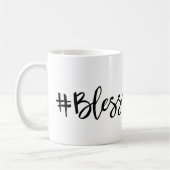 Gezegelde hashtag koffiemok (Links)