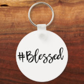 Gezegelde hashtag sleutelhanger (Voorkant)