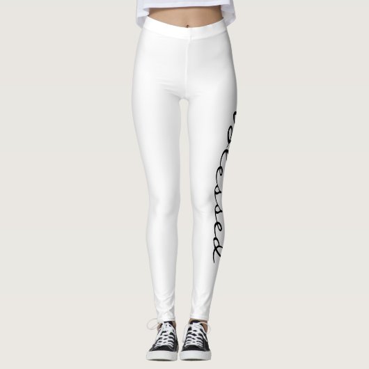 Gezegelde leggings (Voorkant)