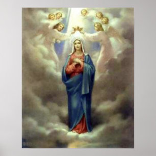 Gezegelde Mary print