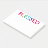 Gezegelde multi-kleuren post-it® notes (Schuin)