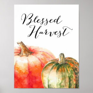 Gezegelde oogst - Thanksgiving Poster