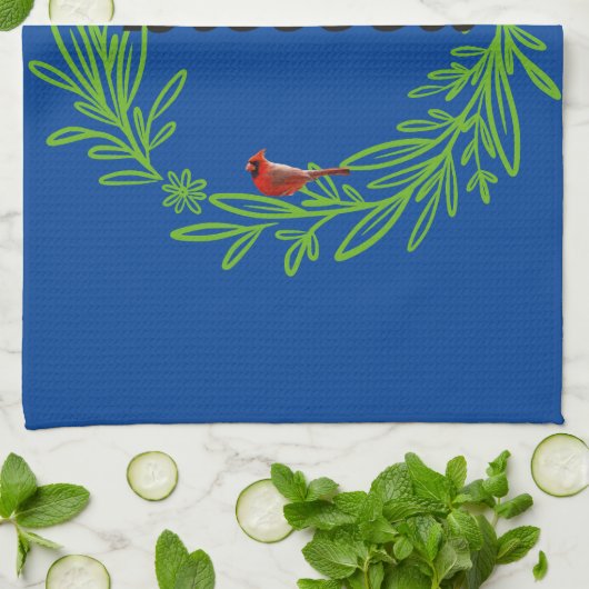 Gezegend aangepaste keukenhanddoek (Gevouwen)