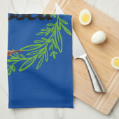 Gezegend aangepaste keukenhanddoek (Quarter Fold)