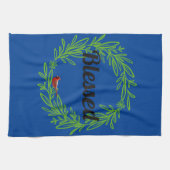 Gezegend aangepaste keukenhanddoek (Horizontaal)