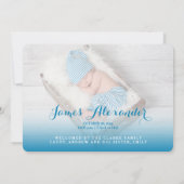 Gezegend | Aankondiging van de geboorte van Blue B (Achterkant)