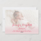 Gezegend | Aankondiging van de roze Valentijn (Achterkant)