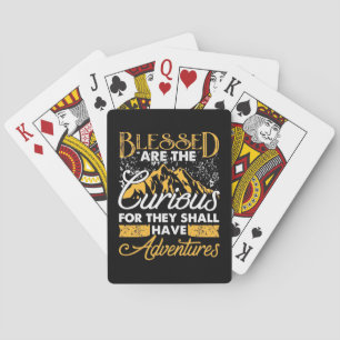 Gezegend avontuur pokerkaarten