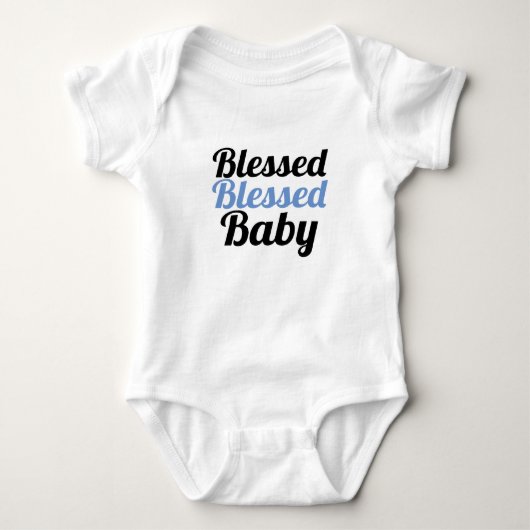 Gezegend Baby Baby bodysuit (Voorkant)