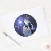 Gezegend Be Book Bord Ronde Sticker (Envelop)