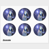 Gezegend Be Book Bord Ronde Sticker (Vel)