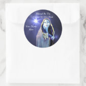 Gezegend Be Book Bord Ronde Sticker (Tas)