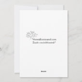 Gezegend ben je in je komende en toekomstige feestdagenkaart (Achterkant)