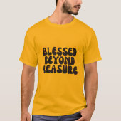 Gezegend bovenmate t-shirt (Voorkant)