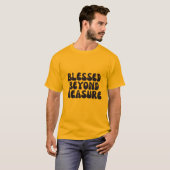 Gezegend bovenmate t-shirt (Voorkant volledig)