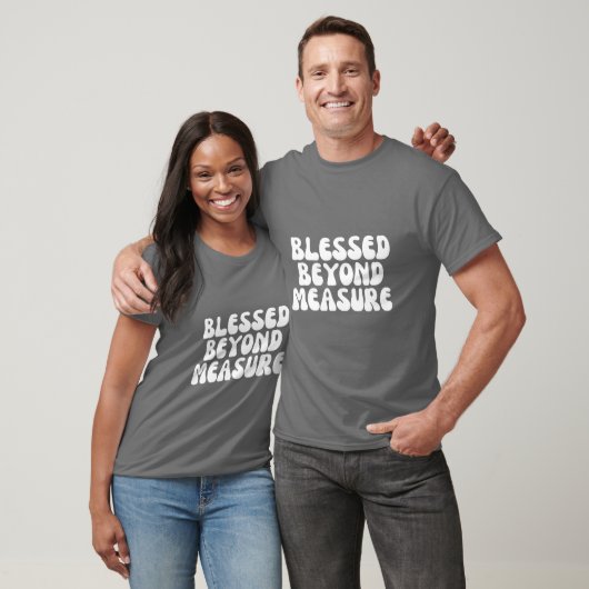 Gezegend bovenmate  t-shirt (Unisex)