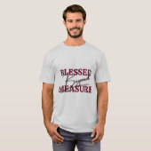 Gezegend bovenmate t-shirt (Voorkant volledig)