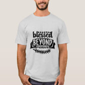 Gezegend bovenmate t-shirt (Voorkant)