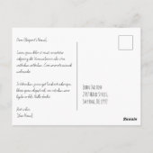 Gezegend Briefkaart (Achterkant)