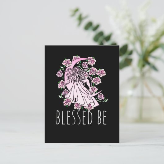 Gezegend Briefkaart (Staand voorkant)