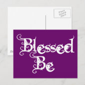 Gezegend Briefkaart (Voorkant / Achterkant)