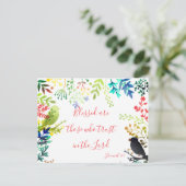 Gezegend Briefkaart (Staand voorkant)