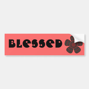 Gezegend Bumpersticker