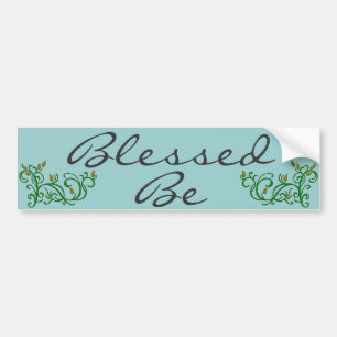 Gezegend Bumpersticker