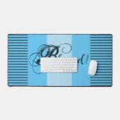 "Gezegend!" bureaumat (blauw) (Keyboard & Muis)