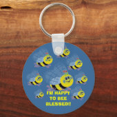 Gezegend! Button Sleutelhanger (Voorkant)