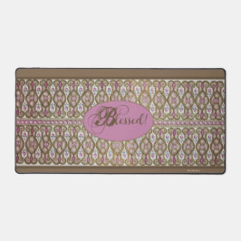 Gezegend! Chocolade/Bessen Bureaumat - Chocolade