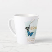 Gezegend - Christelijke geloofsovertuiging voor vr Latte Mok (Linkerhoek)