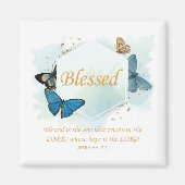 Gezegend - Christelijke geloofsovertuiging voor vr Magneet (Voorkant)