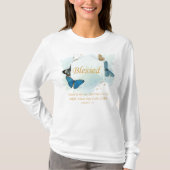 Gezegend - Christelijke geloofsovertuiging voor vr T-shirt (Voorkant)