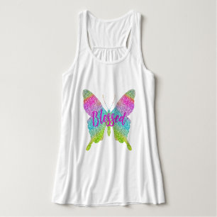 Gezegend   Colorful Butterfly Tanktop